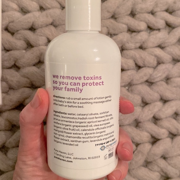 ✨Host Pick✨ NATURAL Pure Haven Baby shampoo/wash, massage/body lotion, cream NWT - Picture 6 of 10